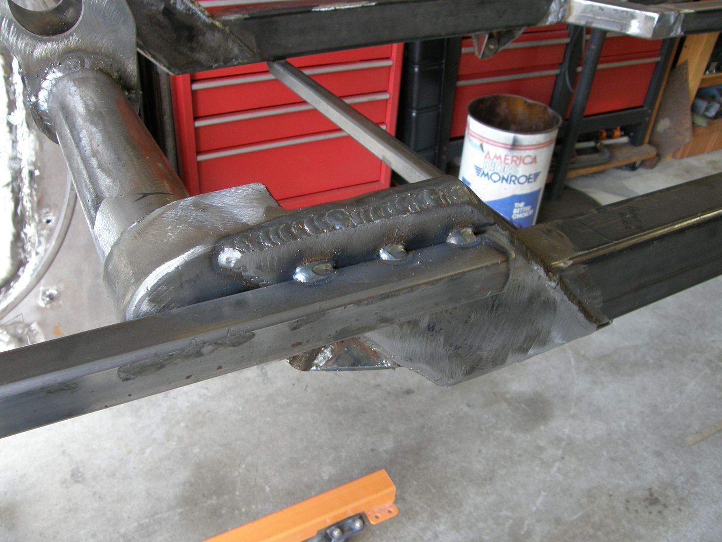 Quick and dirty (and cheap) frame rotisserie. Hot Rod Forum